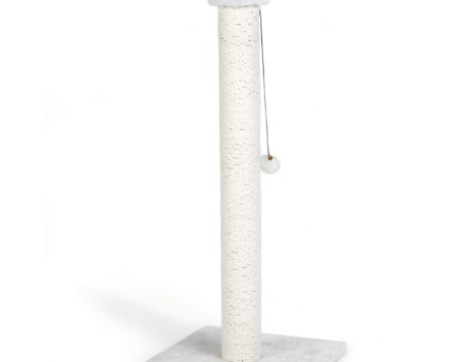 BEEZTEES кошачий скребок SERPA White 40x40x90cm