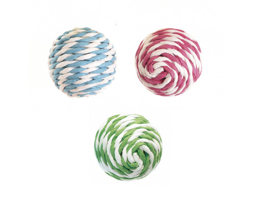 Веревочный мячик 4см