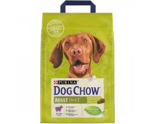 СУХОЙ КОРМ ДЛЯ СОБАК DOG CHOW ADULT (ЯГНЕНОК), 2.5 КГ