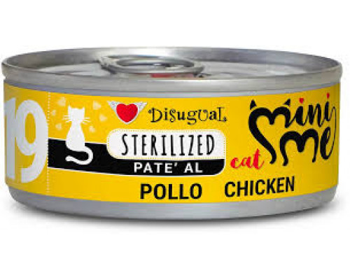 Disugual Cat Mini Me 19  Курица паштет для стерилизованных кошек и котов. 85гр