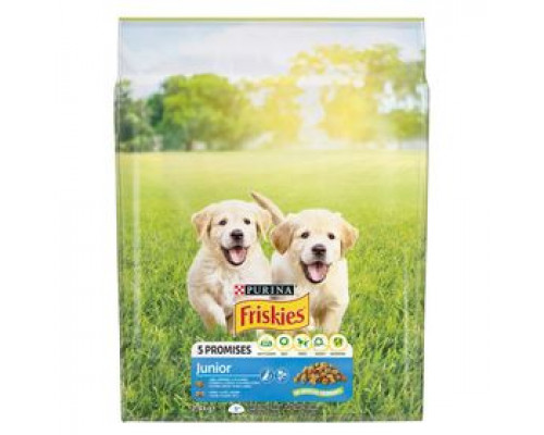 СУХОЙ КОРМ ДЛЯ ЩЕНКОВ FRISKIES JNR DOG (КУРИЦА,МОЛОКО,ОВОЩИ), 2.4 КГ