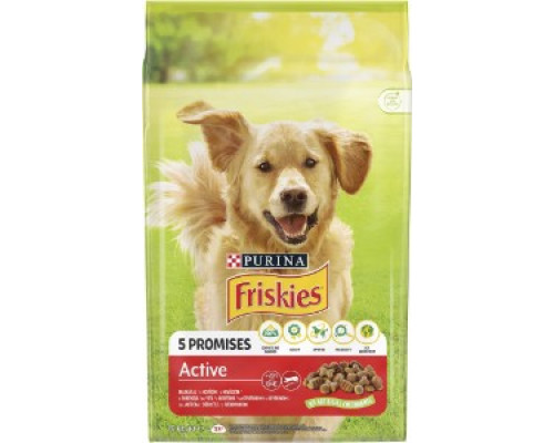  Сухой корм для собак Purina Friskies Active Beef 10kg