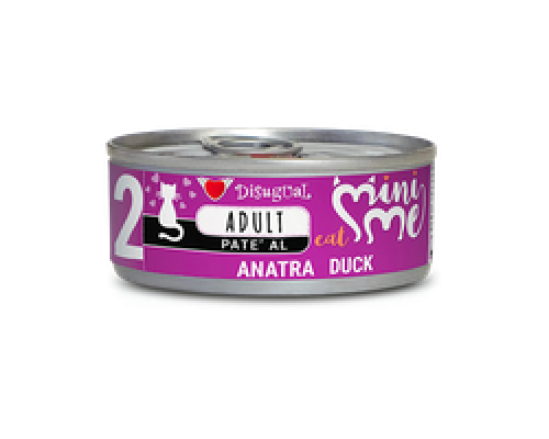 Disugual Cat Mini Me 2 утка 85 гр паштет для взрослых кошек и котов.