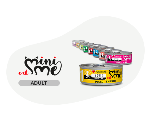 Disugual Cat Mini Me 2 утка 85 гр паштет для взрослых кошек и котов.