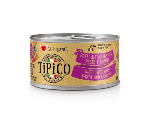 Корм Disugual Tipico Утка с морковью 150 гр