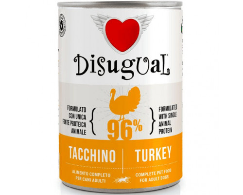 Влажный корм для собак Disugal Dog Monoprotein индейка 400г