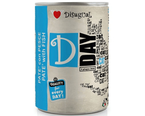 Влажный корм для кошек Disgual D-day Cat с рыбой 400г