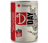 Влажный корм для кошек Disugal D-Day Cat с говядиной 400г