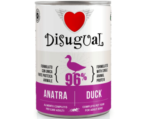 Влажный корм для собак Disugal Dog Monoprotein утка (паштет) 400г