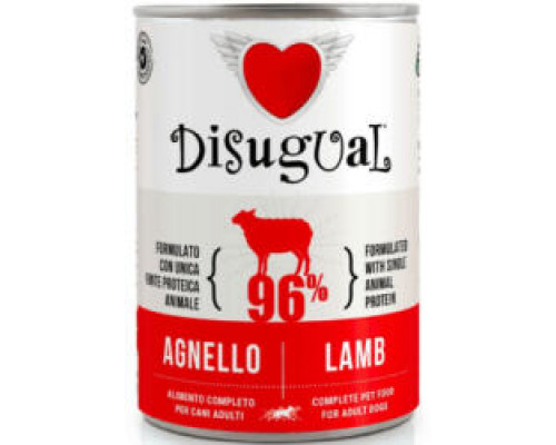 Влажный корм для собак Disugal Dog Monoprotein ягненок (паштет) 400г