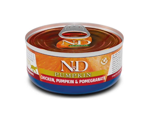 Корм для кошек Farmina ND Cat Chichen, Pumpkin & Pomegranate 70 g