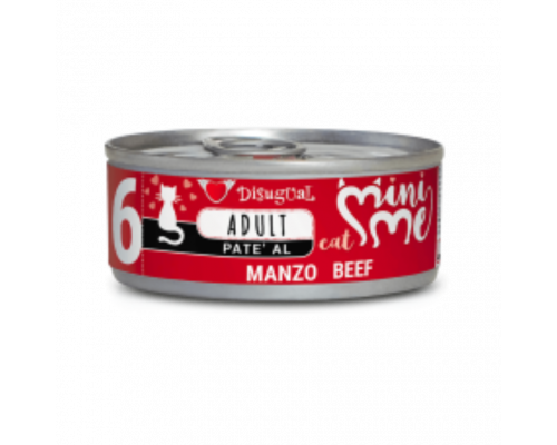 Disugual MINI-ME 6 Cat Adult Говядина 85гр