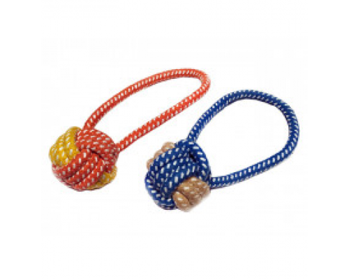 Игрушка веревочная двухцветная, разные цвета