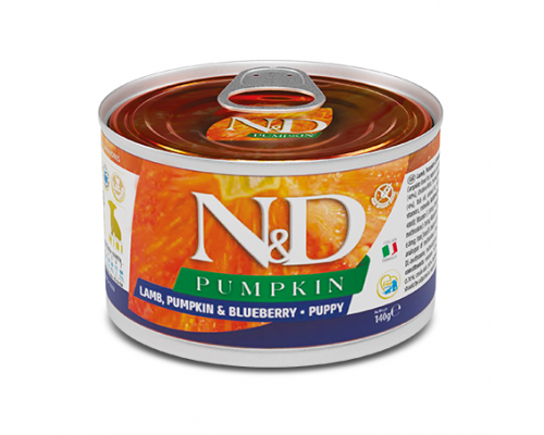 Корм для щенков Farmina n&d dog lamb pumpkin blueberry mini puppy 140 g