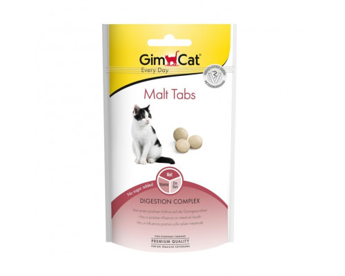 Лакомство для кошек Gimcat Mini-tabs Malt 40 g.