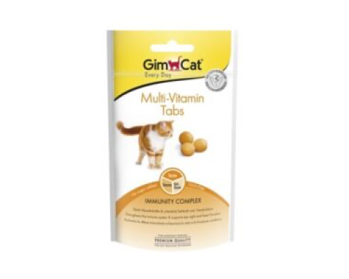 Лакомство для кошек Gimcat Mini-tabs Multivitamin 40 g.
