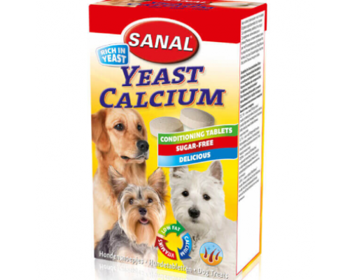Пивные дрожжи с кальцием SANAL Dog Yeast-Calcium 100g