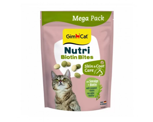Лакомство для кошек Gimcat Nutri Biotin Bites Seaweed 425 g