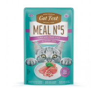 CatFest Тунец с крабовыми палочками в нежном желе Meal Nr5, 50 г 