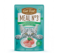 CatFest Тунец с курицей в нежном желе Meal Nr3, 50 г