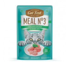 CatFest Тунец с курицей в нежном желе Meal Nr3, 50 г
