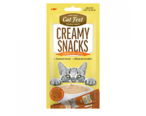 Лакомство для кошек Cat Fest Creamy snacks with Salmon and Caviar