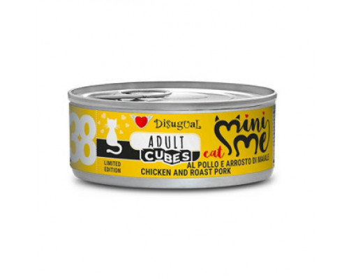 Disugual Mini Me 38 Безглютеновая консерва для котов Курица с Запеченной Свининой 85гр