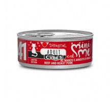 Disugual Mini Me Cubes Cat 41Безглютеновая консерва для котов Говядина с Запеченной Свининой 85гр