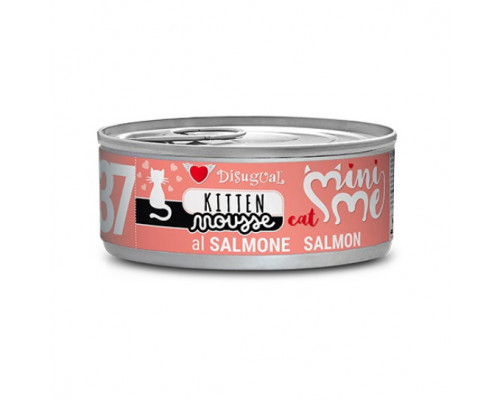 Disugual Mini Me Mousse 37 Безглютеновый консервированный корм для котят Мусс из Лосося 85гр