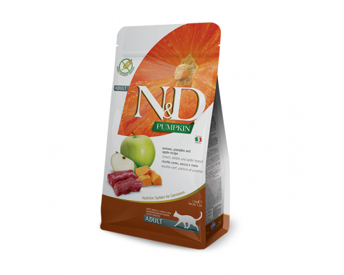 Корм для кошек Farmina Pumpkin Cat Venison & apple Adult 5 kg