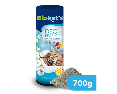 Gimcat дезодорант жемчужины для туалета 700 г. с ароматом свежести