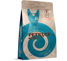 Сухой корм для кошек Petkult Cat Probiotics Sensitive Fresh Salmon 7 кг