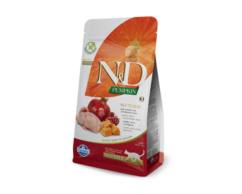Корм для кошек Farmina ND Quail & Pomegranate Neutered Adult 5 kg