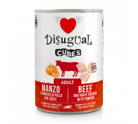 DISUGUAL Кубики для собак ГОВЯДИНА, КУРИЦА И ТЫКВА 400 гр