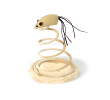 Игрушка-дразнилка "Пружинистая мышка"