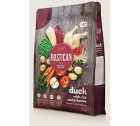 Сухой безглутеновый корм для взрослых собак Rustican Duck with rice and potatoes (Утка с рисом и картофелем).  12 кг