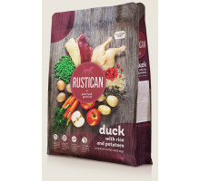 Сухой безглутеновый корм для взрослых собак Rustican Duck with rice and potatoes (Утка с рисом и картофелем).  12 кг