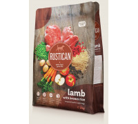 Безглютеновый сухой корм Rustican Lamb with brown rice (Ягненок с коричневым рисом) для взрослых собак. 12 кг