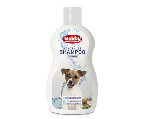 Шампунь для собак Nobby Kokosnuss Shampoo объемом 300 мл с натуральным кокосовым маслом.