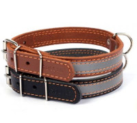 Ошейник «Collar»  со светоотражающей лентой, 20мм* 32-40см