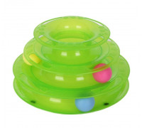 Интерактивная игрушка для кошек трехярусная