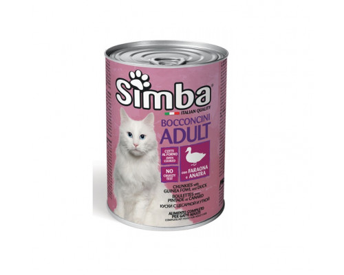 Simba Cat Chunkies With Guinea Fowl And Duck 415g