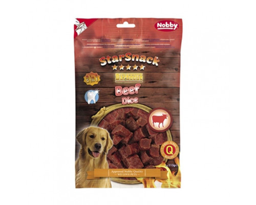 Корм Лакомство для собак Nobby Starsnack BBQ Кубики из говядины, 113 g.