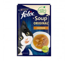 Корм для кошек Purina Felix soup курица 48 г.