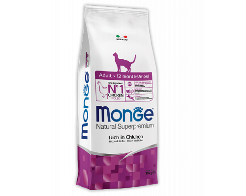 MONGE DRY CAT ADULT Chicken 10 кг