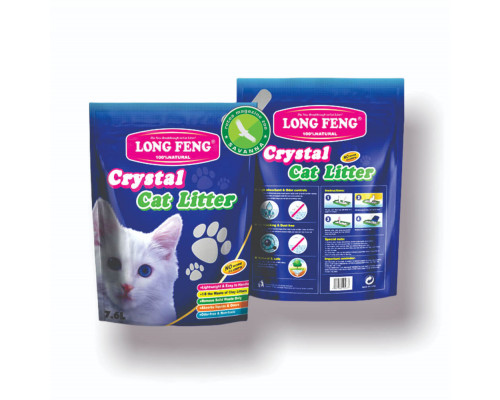 Наполнитель для кошек силикагелевый Longfeng 10 litres средний размер