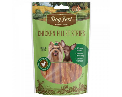 Dog Fest Chicken Fillet Stripes 55g