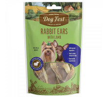 Dog Fest Rabbit Ears with Lamb 55g