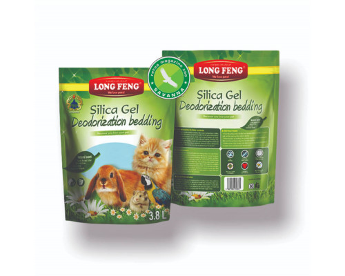 Наполнитель для кошек силикагелевый Longfeng 3,6 l мелкая гранула