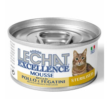 Lechat Excellence Mousse Sterilised Chicken/Livers 85g